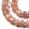 Natural Sunstone Beads Strands G-N327-07L-3