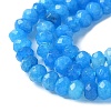 Dyed Natural Malaysia Jade Rondelle Beads Strands G-E316-2x4mm-58-3