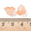 Transparent Glass Beads Caps X1-GLAA-B028-01D-3