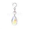 Glass Pendant Decorations HJEW-JM00911-01-1