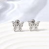 304 Stainless Steel Nose Bone Rings STAS-B126-14P-01-3