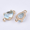 Transparent Glass Links connectors LS-GLAA-T007-18H-2