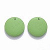 Painted Wood Pendants LS-WOOD-Q040-018A-A05-2