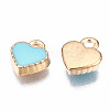 Alloy Enamel Charms ENAM-S121-164B-RS-3