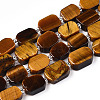 Natural Tiger Eye Beads Strands G-T138-01-1