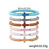 6Pcs Vibrant Boho Beaded Bracelet Set PW-WGC0643-01-4