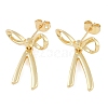 Brass Stud Earrings for Women EJEW-S225-12G-03-1