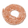 Natural Sunstone Beads Strands G-B090-A05-03-3