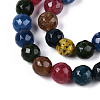 Dyed Natural White Jade Beads Strands G-T139-8mm-60-07-3