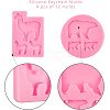 Olycraft DIY Animal Theme Keychain Making Kits DIY-OC0001-52-6