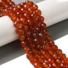 Dyed & Heated Natural Agate Beads Strands G-P539-E01-01-2