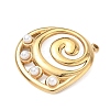 304 Stainless Steel Pendants SA-CBA8A4A-01G-2