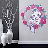 Rose Wreath with Cat DIY Diamond Painting Display Kits PW-WGCC6BE-01-3