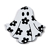 Halloween Theme Opaque Ghost Acrylic Jewelry Pendant MACR-D036-03A-1