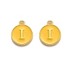 Golden Plated Alloy Enamel Charms ENAM-Q437-13I-1