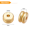 BENECREAT 30Pcs Matte Style Brass Beads KK-BC0003-12-2