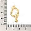 Brass Fold Over Clasps KK-K389-028G-3