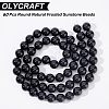 Olycraft 60Pcs Grade A Natural Tourmaline Round Beads G-OC0003-36-4