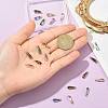 20Pcs 10 Colors Faceted Glass Charms GLAA-FS0002-64-5