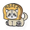 Cartoon Bread Cat Enamel Pins JEWB-S024-04B-1