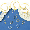 20Pcs 2 Colors Brass Leverback Earring Findings KK-FS0001-47-2