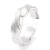 Non-Tarnish 304 Stainless Steel Open Cuff Rings for Women RJEW-K273-14P-1