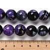 Dyed Natural Fire Crackle Agate Beads Strands G-G175-A03-01-5