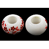 Handmade Porcelain European Beads X-CF265Y-1