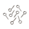 Tarnish Resistant 304 Stainless Steel Screw Eye Pin Peg Bails STAS-L234-165A-P-5