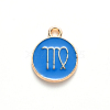 Alloy Enamel Pendants X-ENAM-S124-01A-02B-2