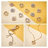   24Pcs 4 Style Alloy Pendants FIND-PH0003-44-5