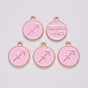Alloy Enamel Pendants LS-X-ENAM-S124-01B-09F-2