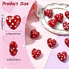 10Pcs Baking Paint Glass Beads GLAA-CJ0002-96-2