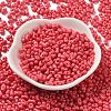 Baking Paint Glass Seed Beads SEED-K009-01A-18-2