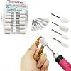 60Pcs 12 Style Multifunctional Cone & Column Head Wool Felt Polishing Bits FIND-FH0005-20-6