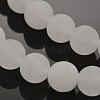 Natural White Jade Round Beads Strands G-G735-08F-6mm-3