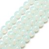 Imitation Jade Glass Beads Strands GR8mm69Y-1