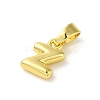 Rack Plating Brass Charms KK-C053-04G-Z-2