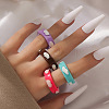 Resin Finger Rings for Women FS-WGBD8BE-02-1