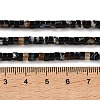 Natural Black Flower Agate Beads Strands G-H230-95-5