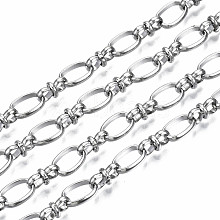 Tarnish Resistant 304 Stainless Steel Oval Link Chains CHS-S008-003P