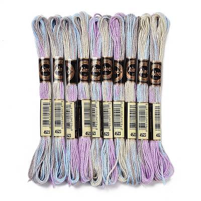 10 Skeins 6-Ply Polyester Embroidery Floss OCOR-K006-A01-1
