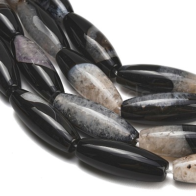 Natural Agate Beads Strands G-L654-G20-01B-1