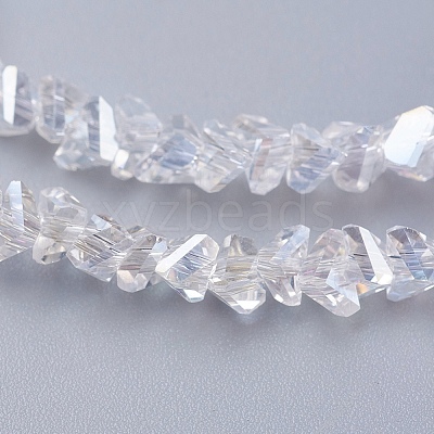 Electroplate Glass Beads Strands EGLA-J145-4mm-AB01-1