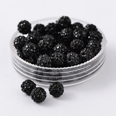 Pave Disco Ball Beads RB-Q195-A6mm-280-1