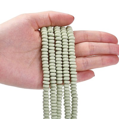 Handmade Polymer Clay Beads Strands CLAY-N008-008-101-1