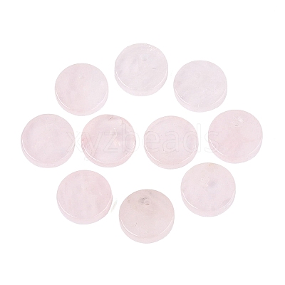 Natural Rose Quartz Pendants G-Q606-41H-1