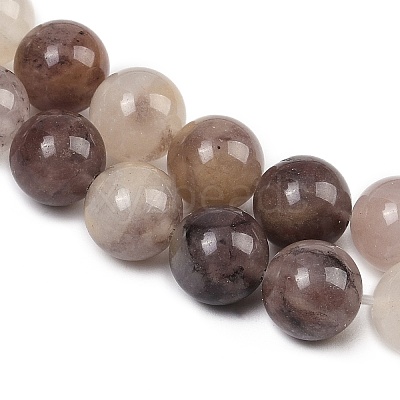 Natural Violet Strawberry Quartz Beads Strands G-P530-B02-04-1