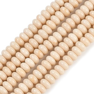 Natural Fossil Beads Strands G-K343-C24-01-1