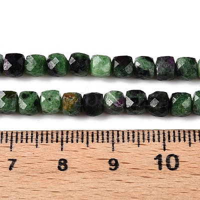 Natural Ruby in Zoisite Beads Strands G-N342-118-1